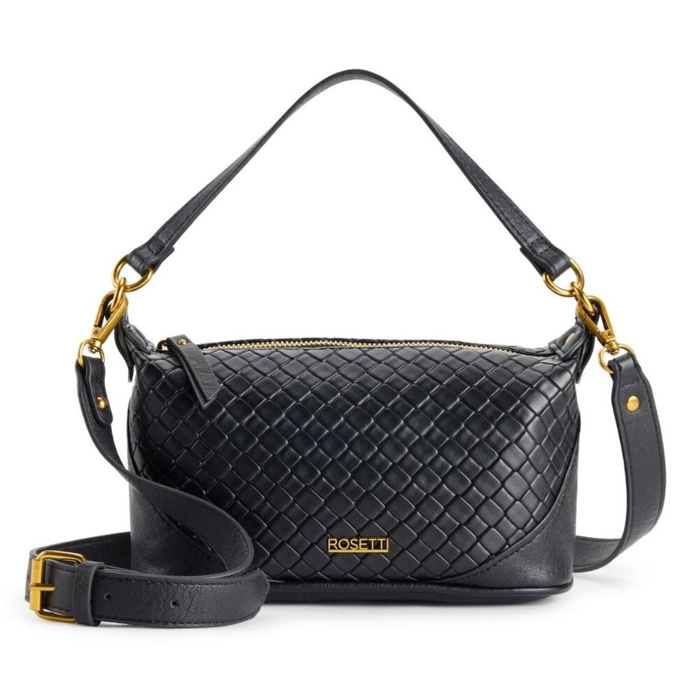 Rosetti Jolie Crossbody Sling Bag  11" x 7" x 4.5" Brand New Black